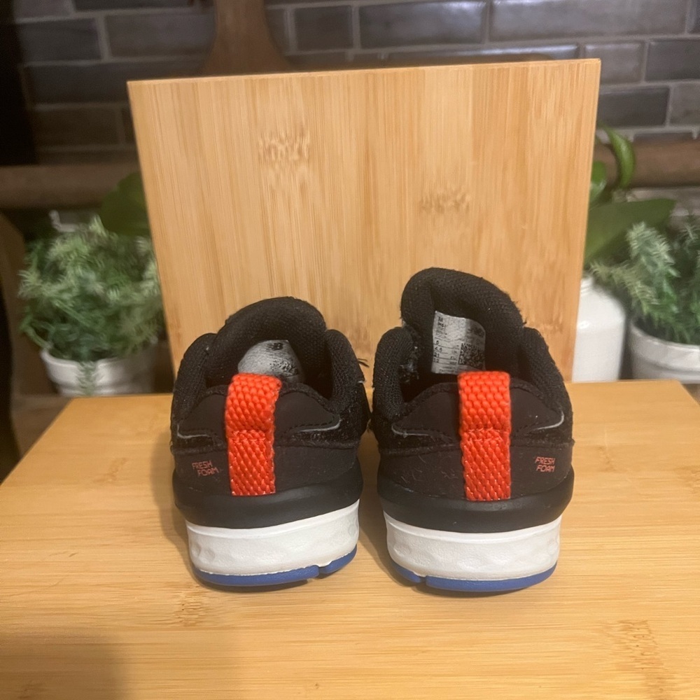 New Balance Kids Blue, White & Black Sneakers - Picture 2 of 7